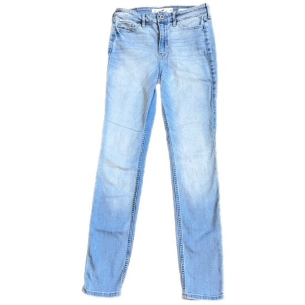 Hollister High Rise Super Skinny Jeans Light Wash Size 1S